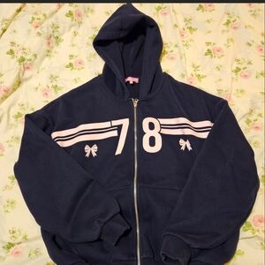 Edikted Navy Hoodie